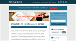 Desktop Screenshot of medicalisland.net